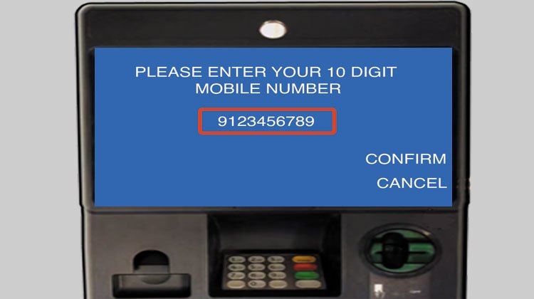 Enter registered mobile number