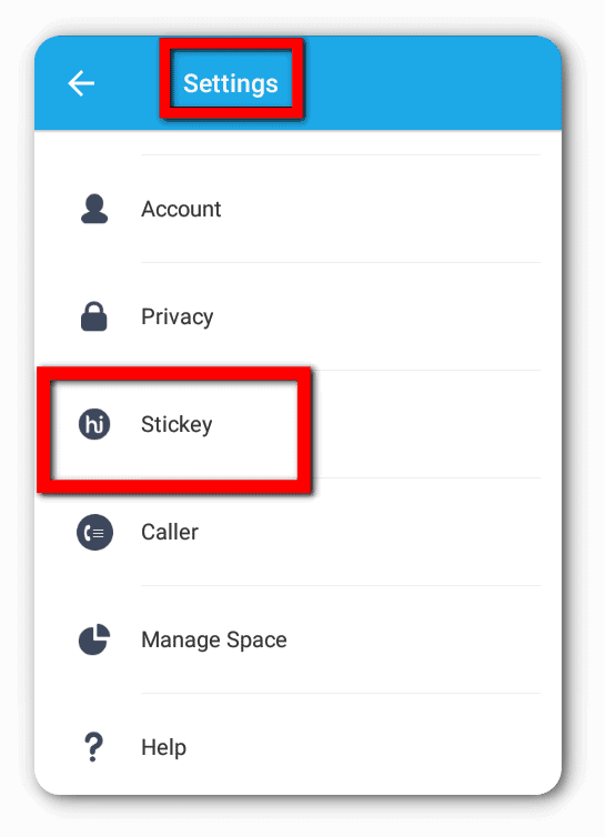 Enable stickey setting in hike