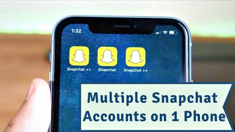 how to use multiple snapchat accounts on android or iphone