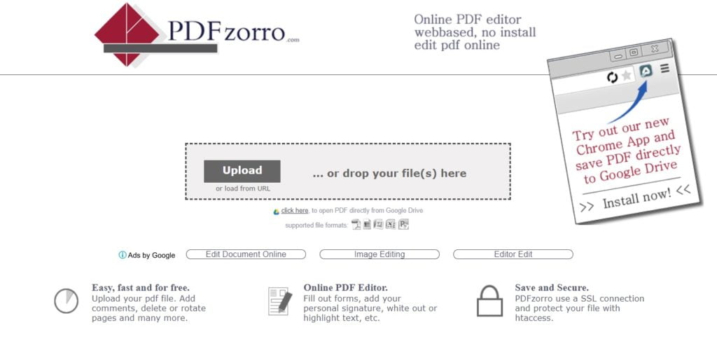 Pdd onlain. Pdf file Editor.