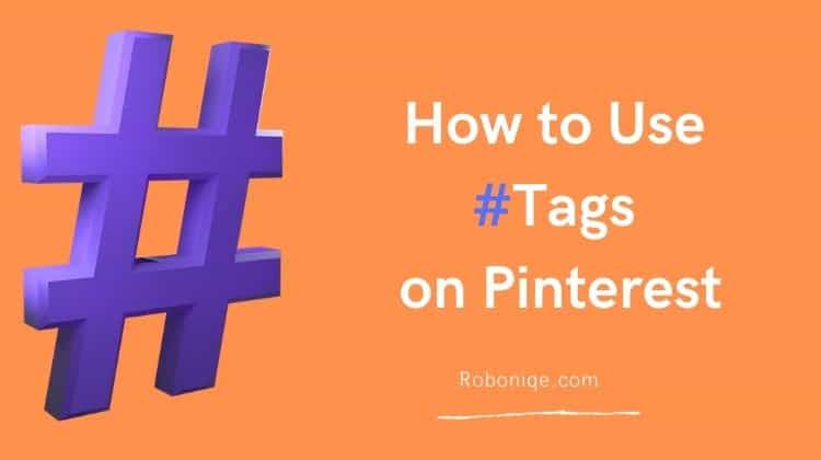 how to use hashtags on pinterest