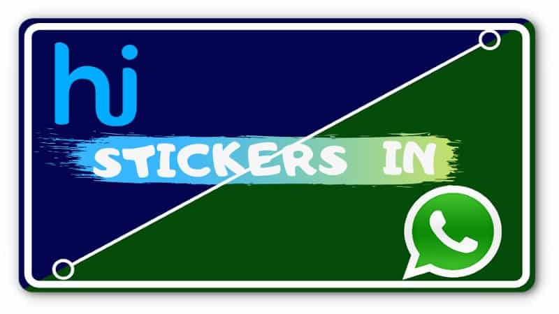 how to use hike stickers in whatsapp
