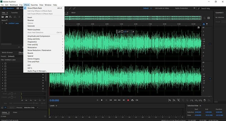 Adobe Audition professional audio editor