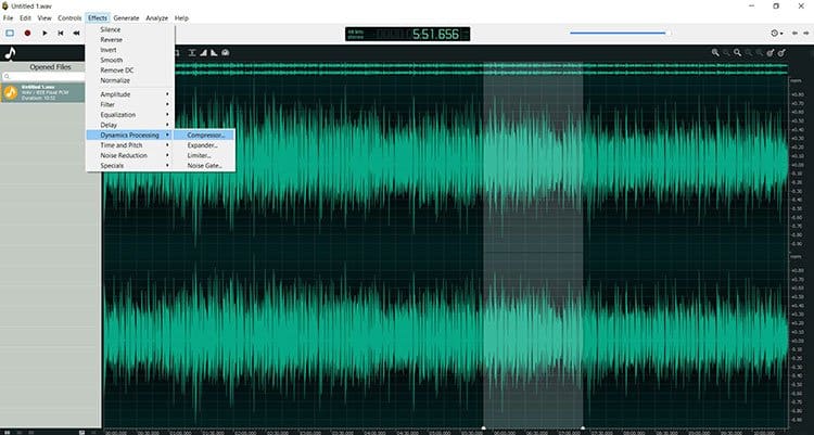 ocenaudio audio recorder and editor