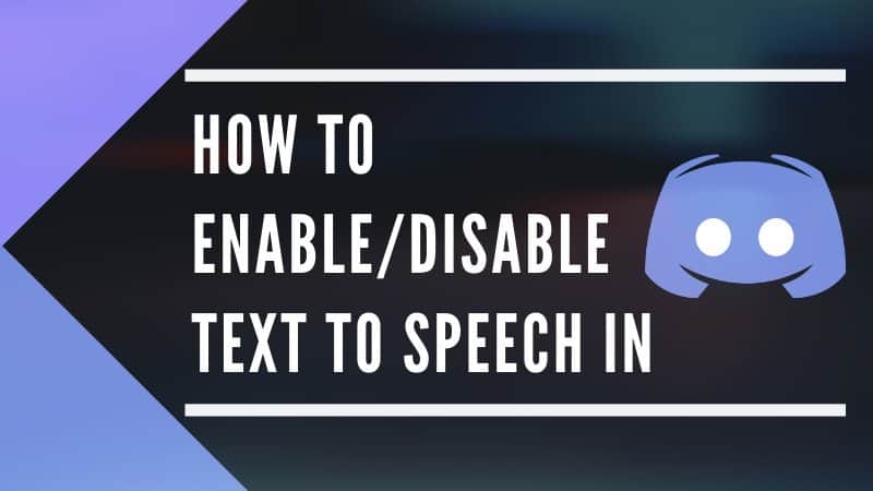 Enable Or Disable Discord Text To Speech Tts Feature Enable Or Disable Discord Text To Speech Tts Feature