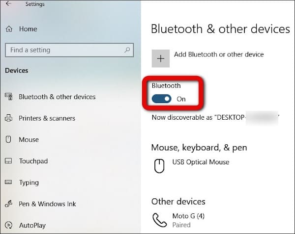 How to Turn on Bluetooth on Windows 10 with Fixes