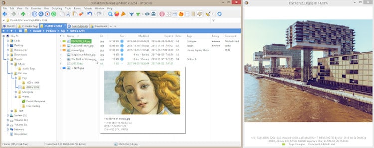 XYplorer software to remove duplicate files