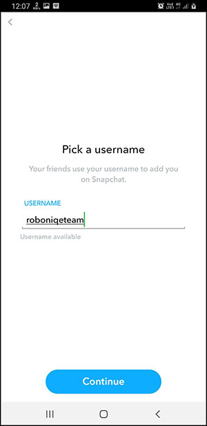Change Snapchat Username