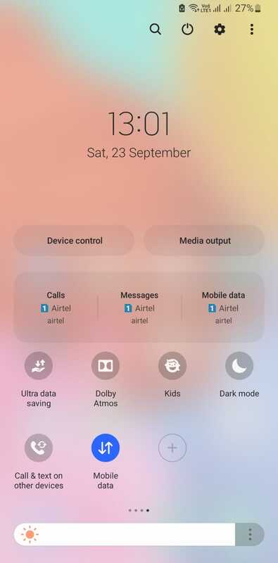 Mobile Data Turn ON OFF shortcut